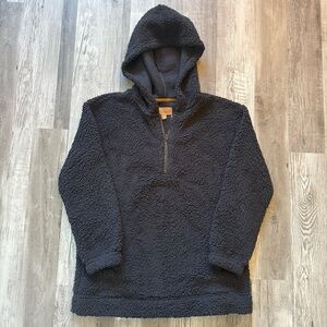 Koolaburra Charcoal Zip Up Sherpa Jacket